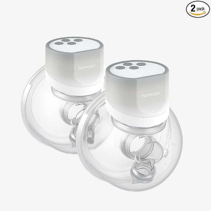 Momcozy S12 Pro - Extractor de Leche Manos Libres Doble Inalámbrico, Portátil y Cómodo