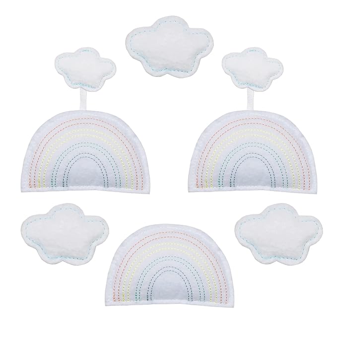 Trend Lab Rainbow Clouds Musical Mobile