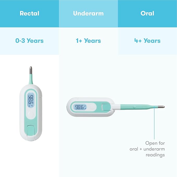 Termómetro rectal, axilar y oral 3 en 1 Frida Baby para bebe