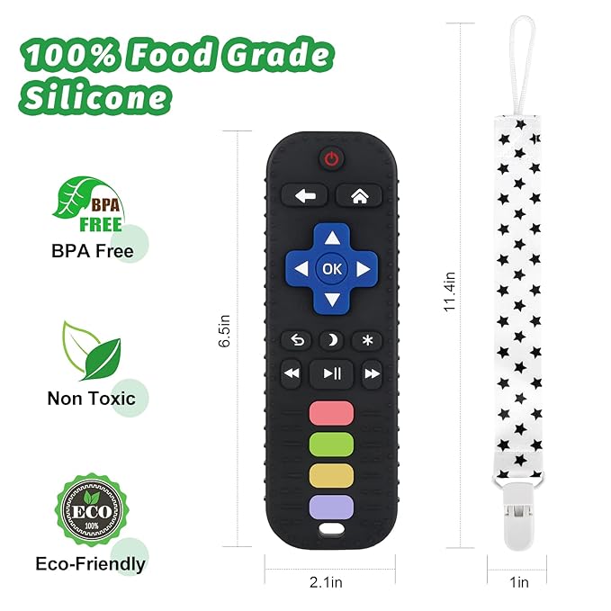 Juguete de dentición de silicona (Control Remoto)