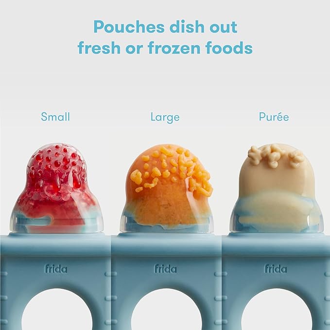 Frida Baby Comedero Push Pop para bebés, alimentador de frutas para bebés